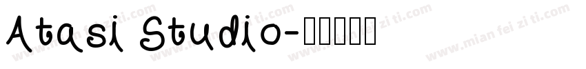 Atasi Studio字体转换